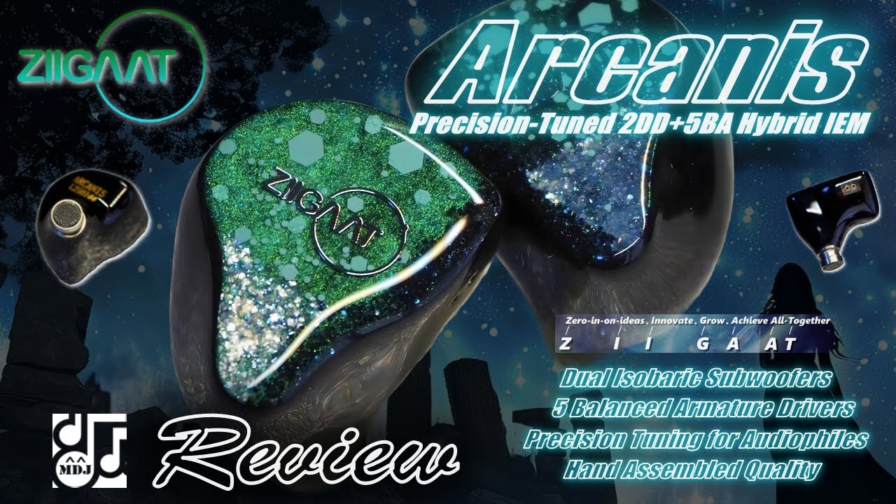 【ほぼ未使用】Ziigaat Arcanis High-end model with 2DD+5BA [ ZiiGaat Arcanis ] Review
