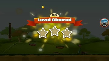 knock down bottles forest world level 35