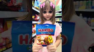 How to beg mom for sweets? #kids #store #gummies #sweets #candy #funny #humor #cute
