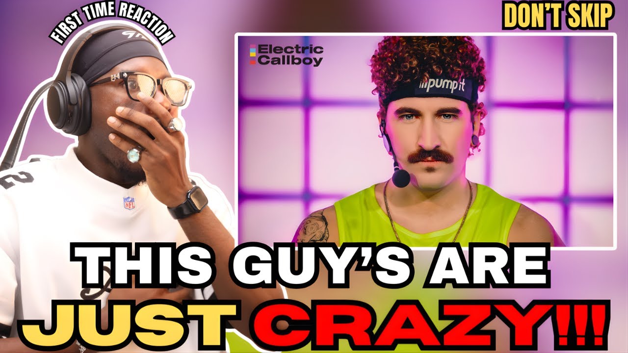 THIS GUY'S ARE JUST CRAZY LOL | Electric Callboy   PUMP IT OFFICIAL VIDEO | FIRST REACTION 