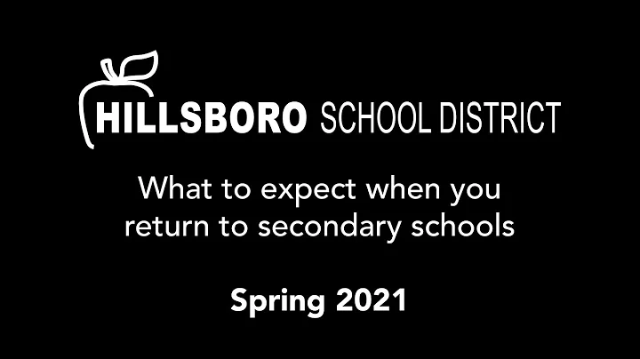 Return-to-School, Secondary Schools, Spring 2021, Hillsboro School District