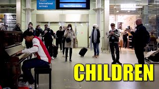 When A Child Plays Children in Public on Train Station Piano | Cole Lam 14 Years Old