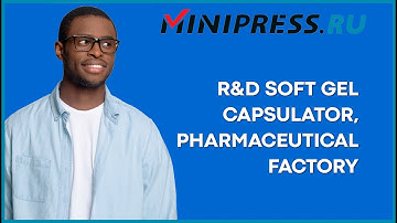 R&d soft gel capsulator pharmaceutical factory