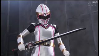 Original Video Full Super Heroine Movie - White Rangers Seinin Ninja Defeated Heroine