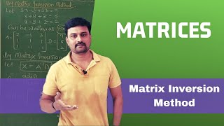 # Problem || # Exercise 3(h) 5. || Matrix inversion method || # Matrices || # MATHEMATICS 1A ||