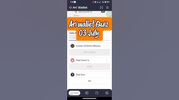 Ari wallet daily Quiz today | Ari wallet today Quiz answer #techtubarsobuj