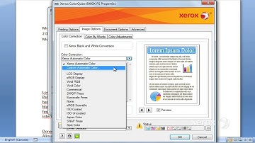 Xerox Global Print Driver - Image Options Tab