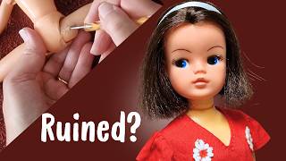 Rescuing Ruined Vintage Doll ✨Melted Plastic Nightmare!