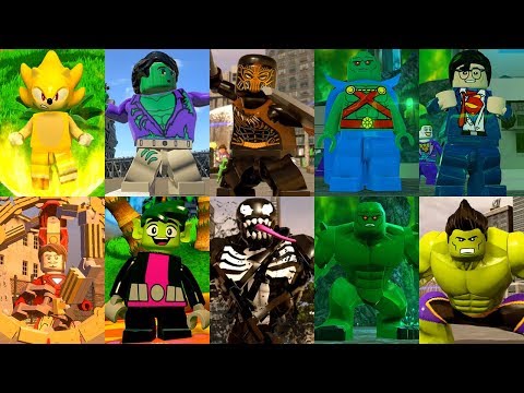 Awesome Character Transformations u0026 Suit-Ups in LEGO Videogames (2018)