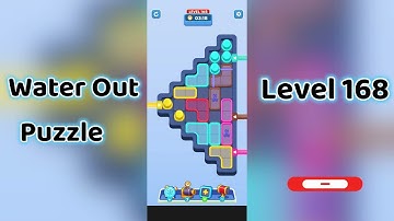 Water Out Puzzle Level 168 Walkthrough 💧 | Step-by-Step Guide | Mini Boss