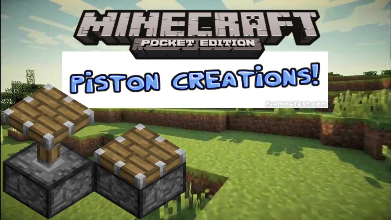 10 Useful Piston Creations Map! | Minecraft PE - YouTube