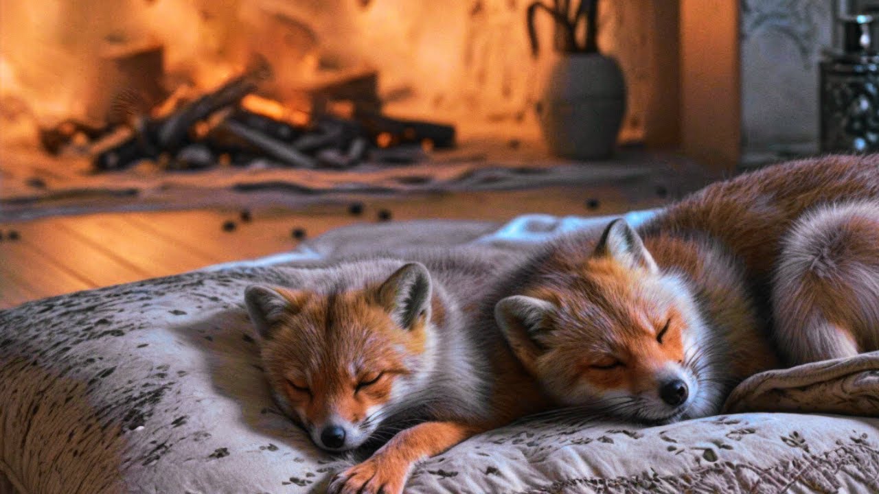 Purring Fox ASMR: The Most Relaxing Sounds on Earth I Crackling ...