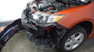 Toyota Camry Front Bumper Cover & Grille Removal (2012  2014) | Replace & Change