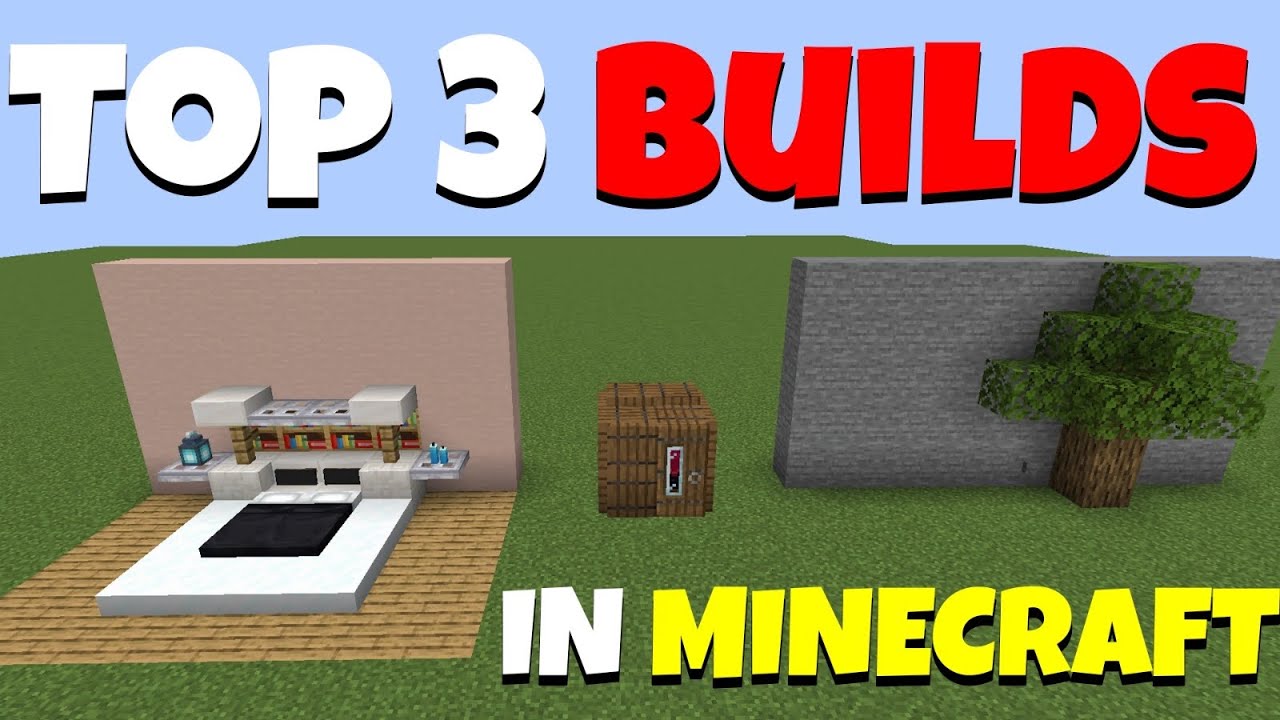 Top 3 Builds in Minecraft | #trending #minecraft #1million - YouTube