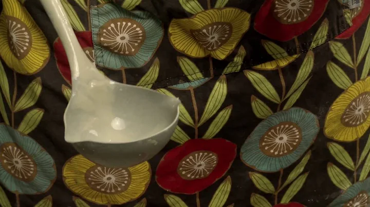 Using a Ladle to Glaze Pottery | COLLEEN RILEY