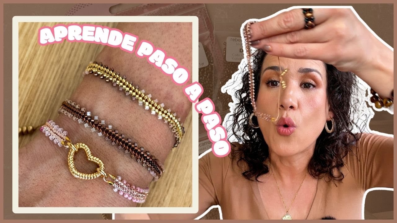 ✨ Hazla Fácil y Vende Muchas! ✨ 🤩 Pulsera Espina De Pescado con Delica Miyuki