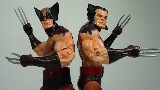 X-MEN Marvel Select 7" inch Figure with Base 2013 BROWN UNIFORM WOLVERINE 