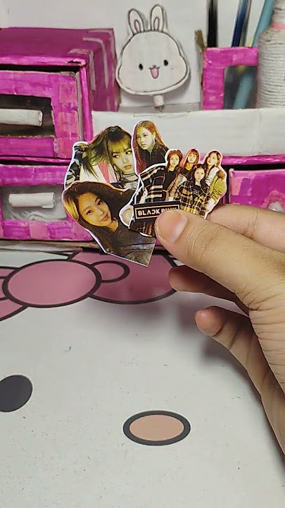 DIY blackpink diary 🖤🩷 #diy #blackpink #craft #blink