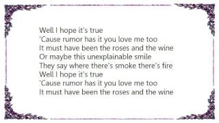 Clay Walker - Rumor Has It Lyrics