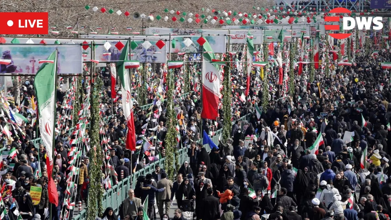 LIVE: Iranians Mark 47th Anniversary of the Islamic Revolution | Tehran Marches | AQ1Z