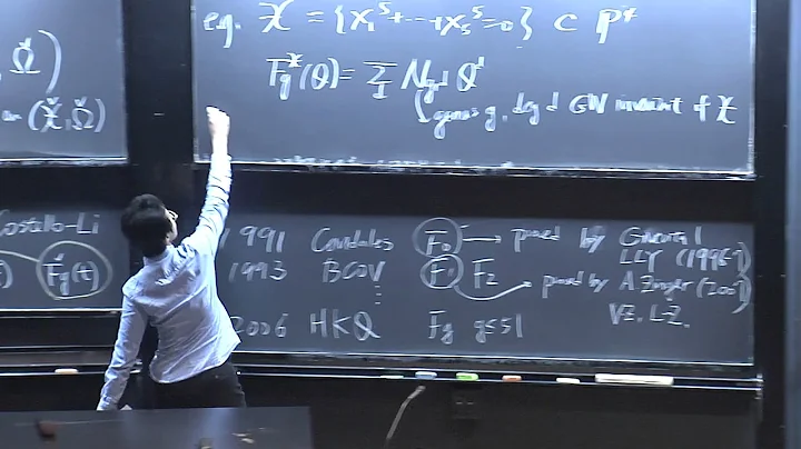JDG 2017: Melissa Liu: Mirror Symmetry and Topolog...