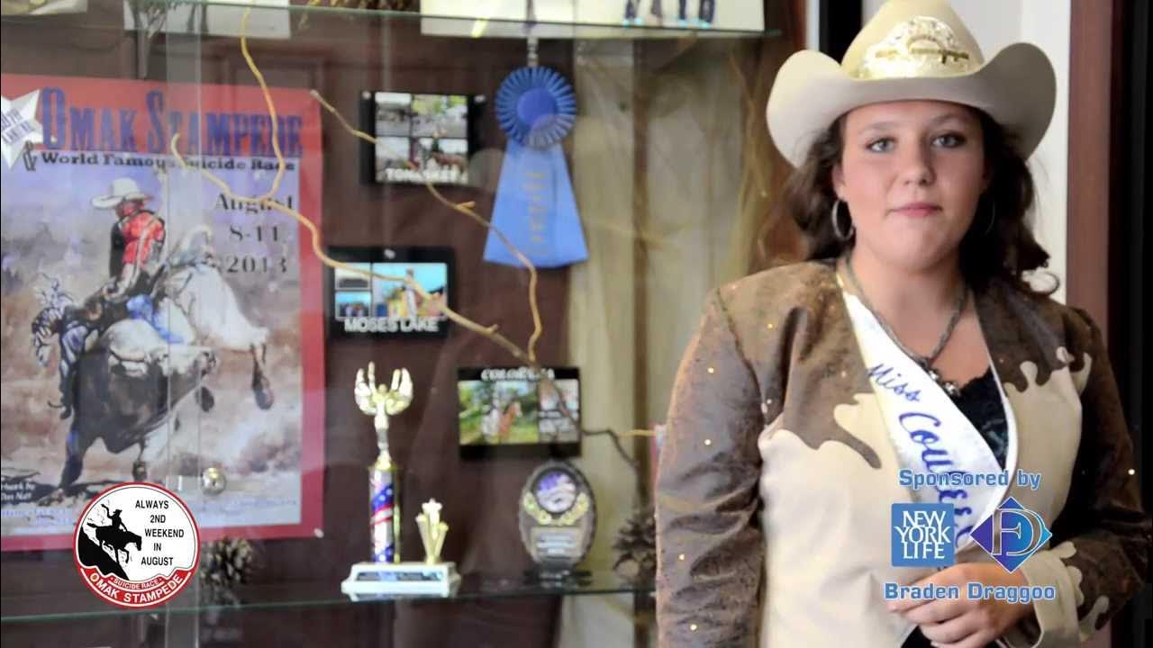 Coulee City Rodeo Queen Caelan Pitts at the Omak Stampede YouTube