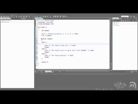 Lesson 1-4: Switch/Case Statements