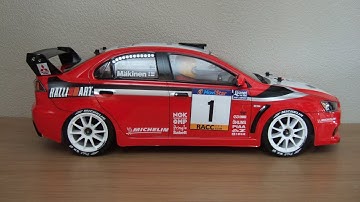 Tamiya 51376 Mitsubishi Lancer Evo X Custom Rally Build