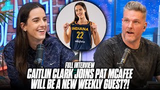 Caitlin Clark Joins The Pat McAfee Show After Becoming The #1 Pick In The WNBA Draft image