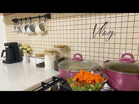 Sessiz Vlog/ Ev Hanımının Sade, Sıradan Birgünü/ Akşam Yemeği Hazırlığı/ Temizlik Vlog/Minder Yıkama