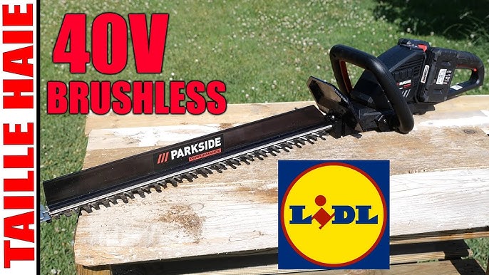 214 - PARKSIDE PERFORMANCE PPHSA 40-LI A1 cordless hedge trimmer 40V -  YouTube