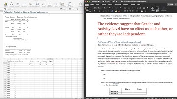 Chi Square Test For Association Minitab Express time!
