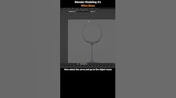 Modeling a Wine Glass in Blender