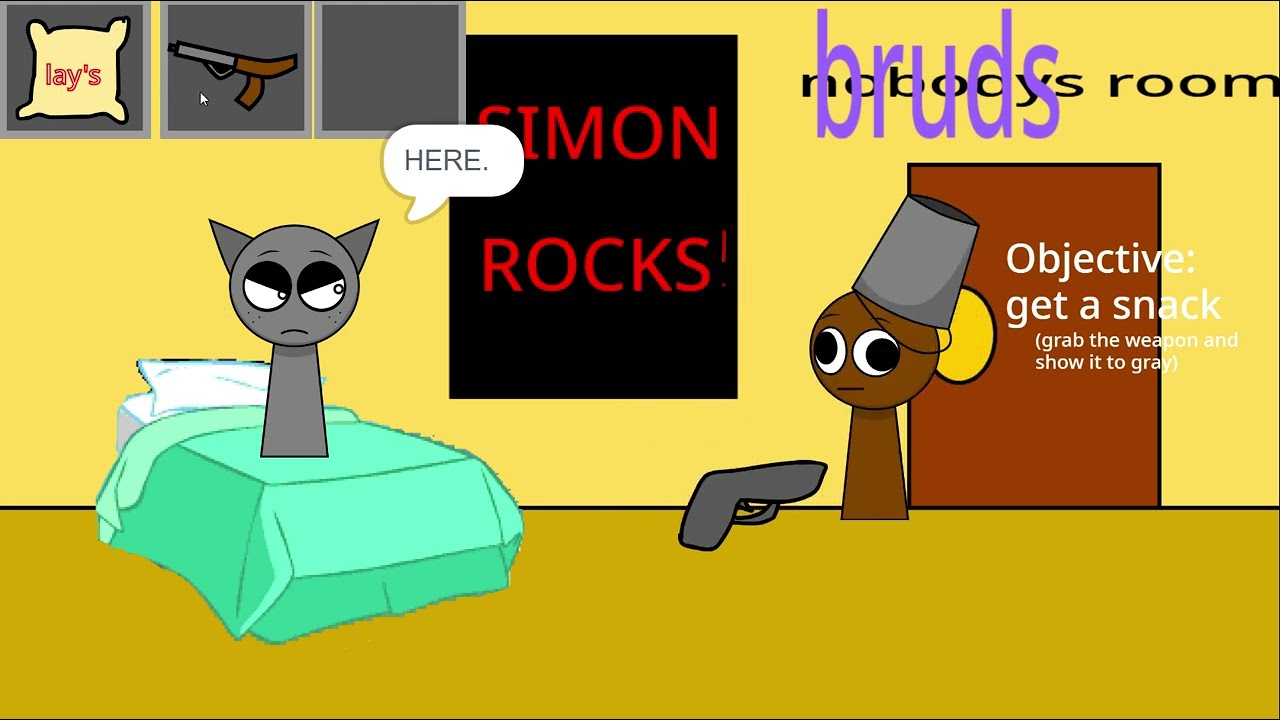 Sprunki Brud gets a snack at 12:00 AM (Remake)