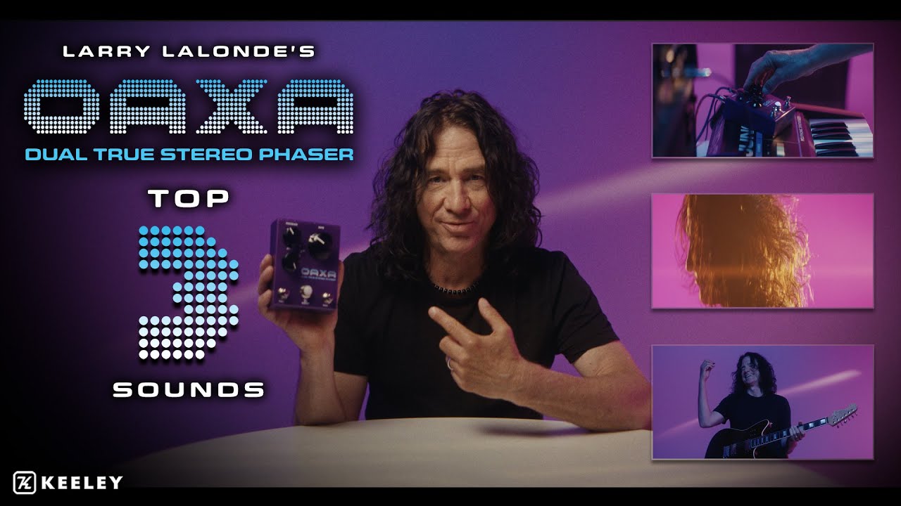 LARRY LALONDE FROM PRIMUS TOP 3 SOUNDS! | Keeley OAXA Dual Phaser