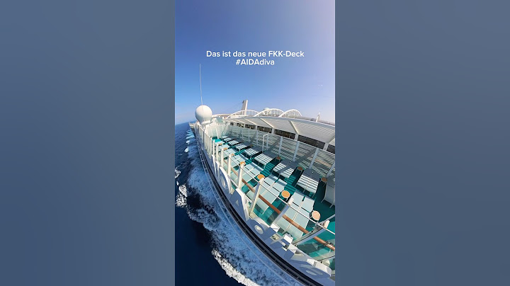 #AIDAdiva: Neues FKK-Deck auf der Steuerbordseite #AIDA #kreuzfahrt