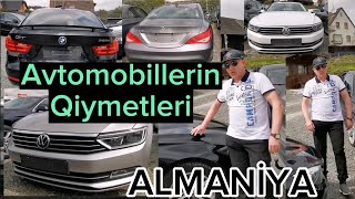 On ildən aşağı olan Avtomobillərin qiyməti.(Almaniya)