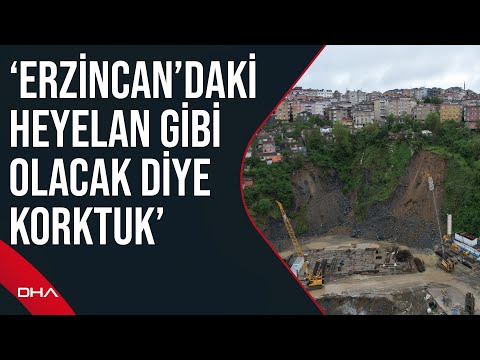 Gaziosmanpaşa'daki toprak kayması: Erzincan’da yaşanan heyelan gibi olacak diye korktuk