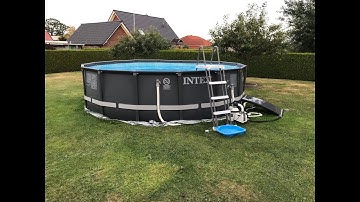 INTEX Ultra XTR Pool Setup (Timelapse)
