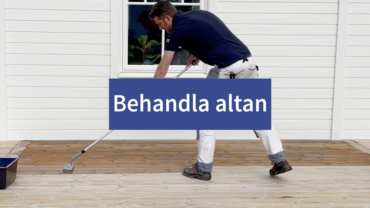 Behandla din altan. Marcus visar dig hur