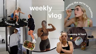 weekly vlog | running is hard  chatting like we're on facetime | at home workout  | conagh kathleen