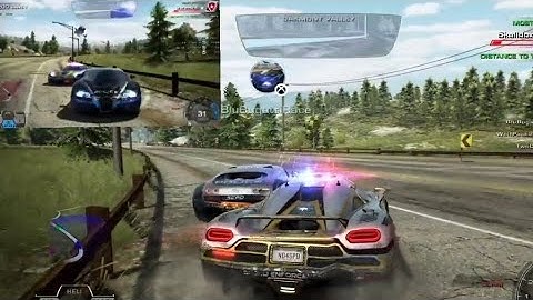 How game lag looks on both ends - NFS Hot Pursuit Remastered