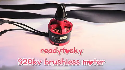 Unboxing readytosky 920kv brushless moter and 1045propeller