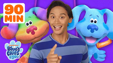 Blue and Josh Make New Friends! 🐾 w/ Rainbow Puppy & Periwinkle | Blue's Clues & You!