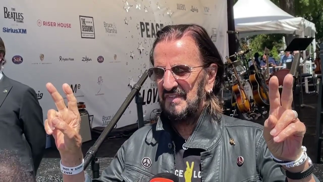 Ringo Starr at Peace and Love Celebration 7.7. 2026 #beatles