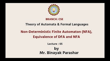 Theory of Automata & Formal Languages | Non-Deterministic Finite Automaton | AKTU Digital Education