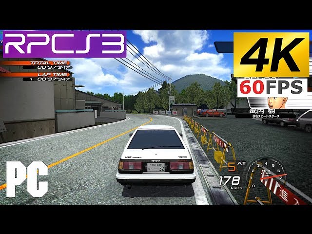 RPCS3 - Initial D Extreme Stage (Tutorial) and 2 rounds 