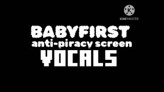 Babyfirst Anti-piracy Screen Vocals