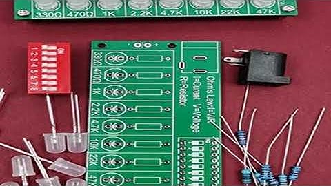 DIY Soldering Practice Kit - Learn electronics and improve your skills with easy-to-assemble circuit