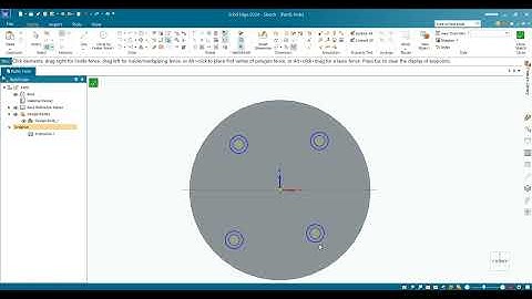 Solid Edge 2024 - Circular Pattern in 3D Part for Freshers